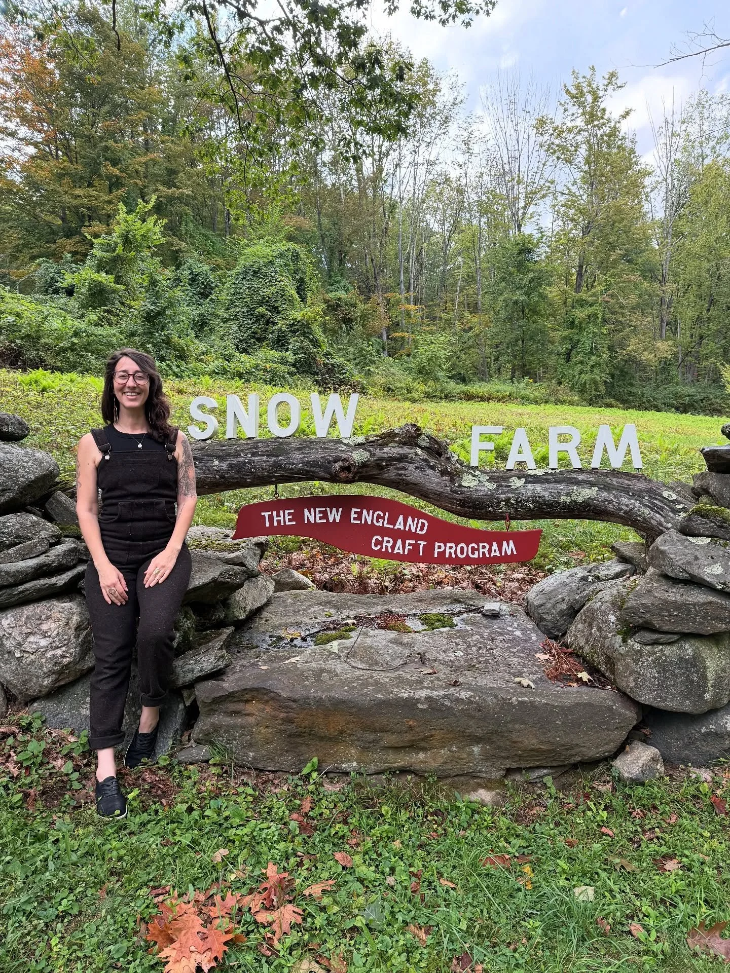 This past weekend I had the honor of teaching at Snowfarm Craft School in Western Mass and it was more than wonderful. It would not be hyperbole to say I&rsquo;m glowing ✨ So grateful to Snowfarm, all the amazing humans who make what they do there po