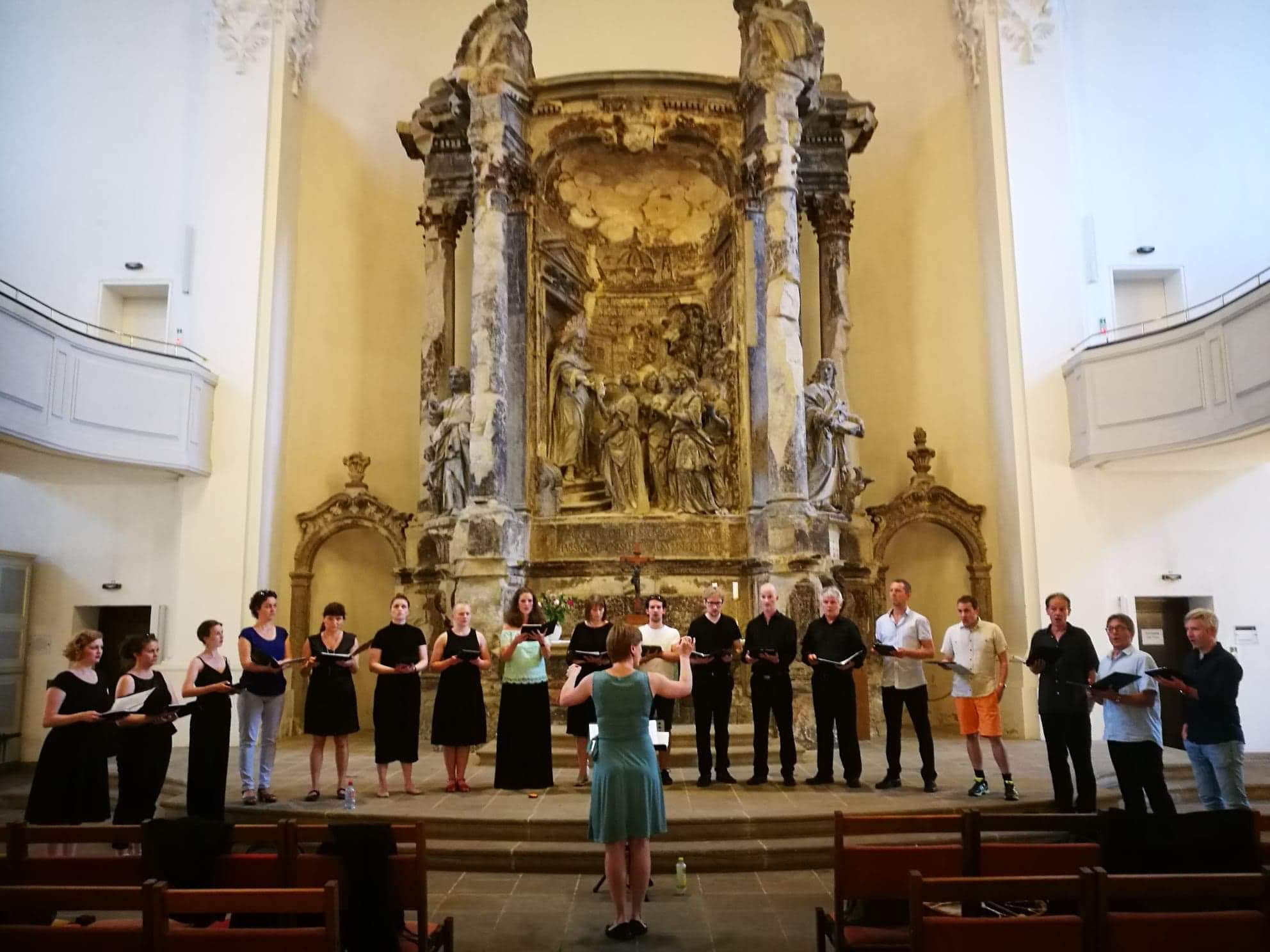 fra øvelse i Dreikönigskirche