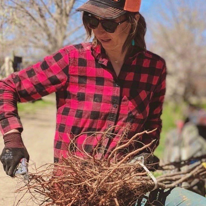 It&rsquo;s always flannel season for Farmer Gwen.