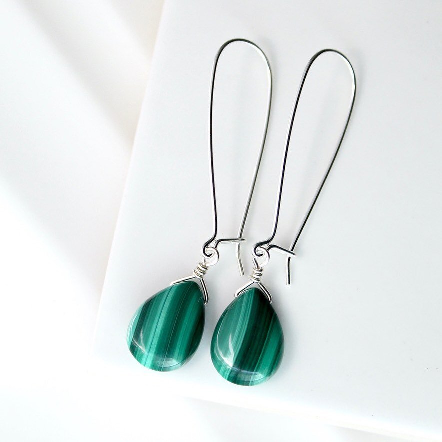 Seasonal stripes &amp; silver // Malachite