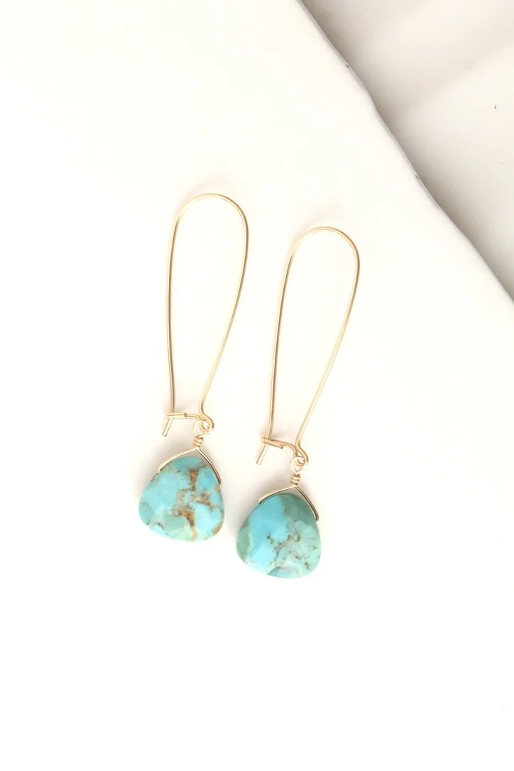 large faceted turquoise burlington earrings handmade.jpeg