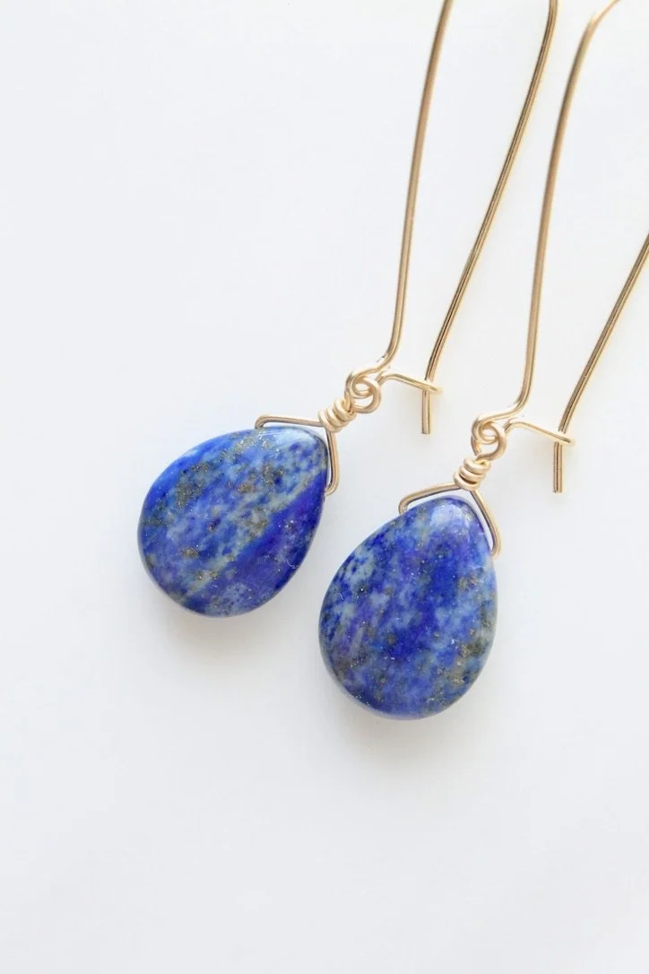 Lapis Burlington Gold Filled earrings .jpeg