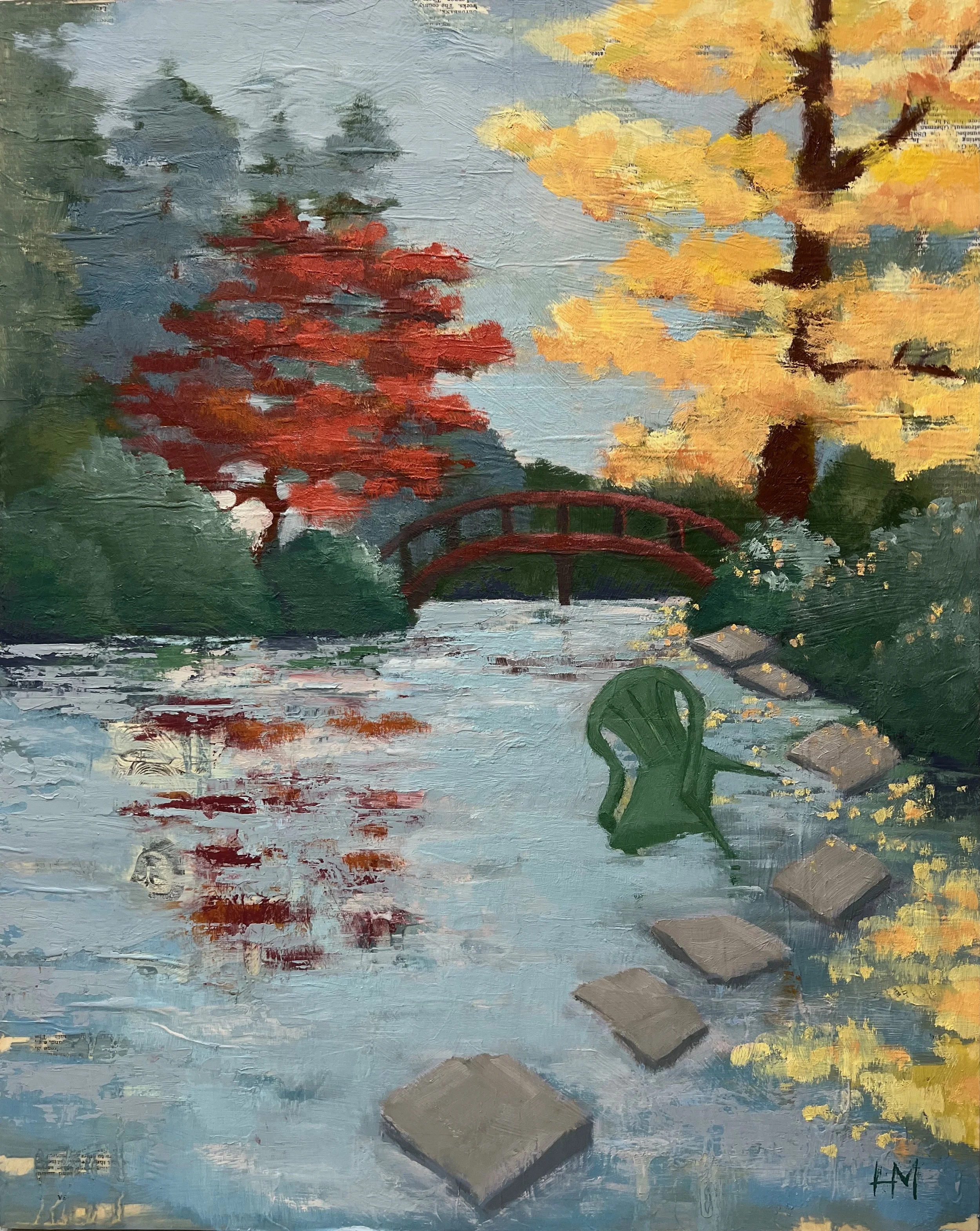 Garden Chair with Buddha