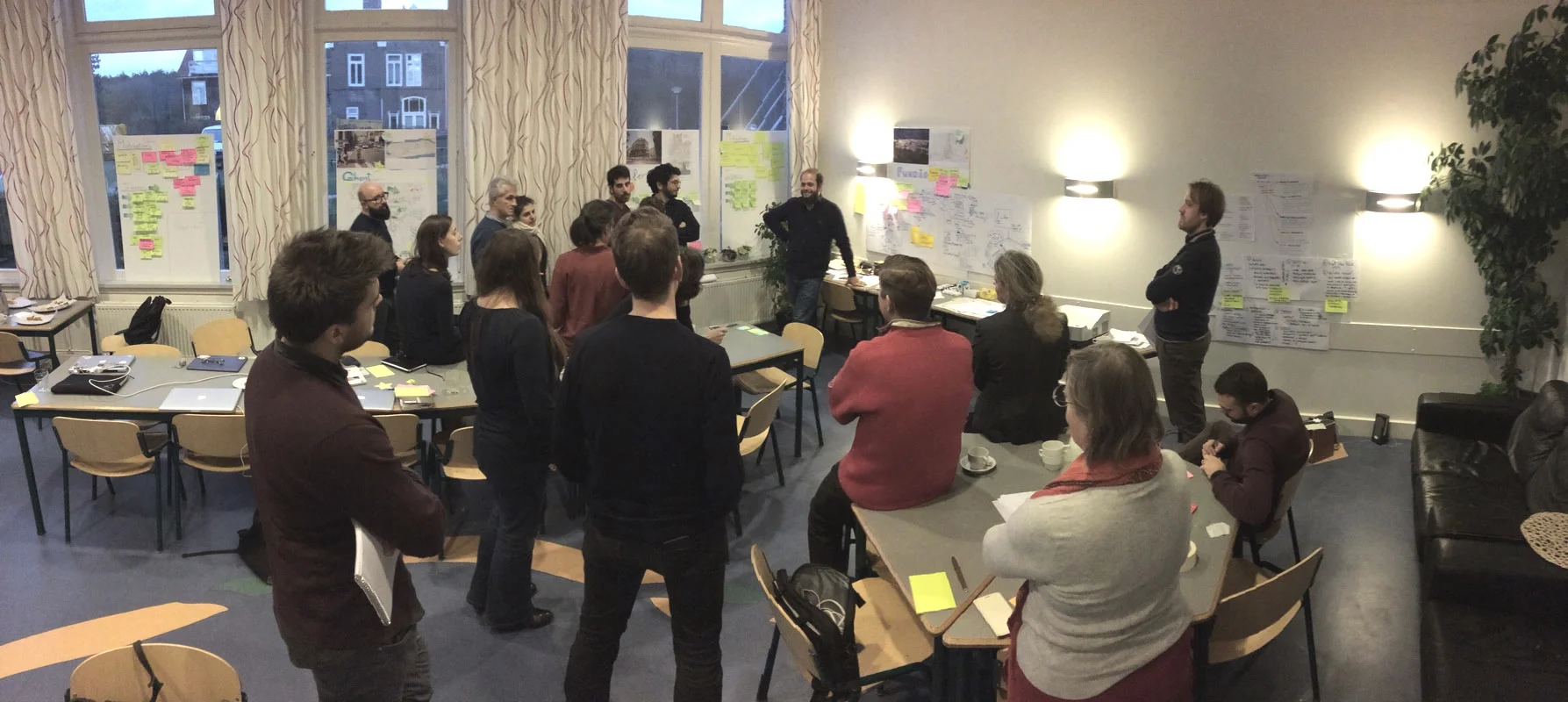 Image: Road Map for Co-creation Cycle 1, planning with the pilot coordinators (Photo: WAAG Society)