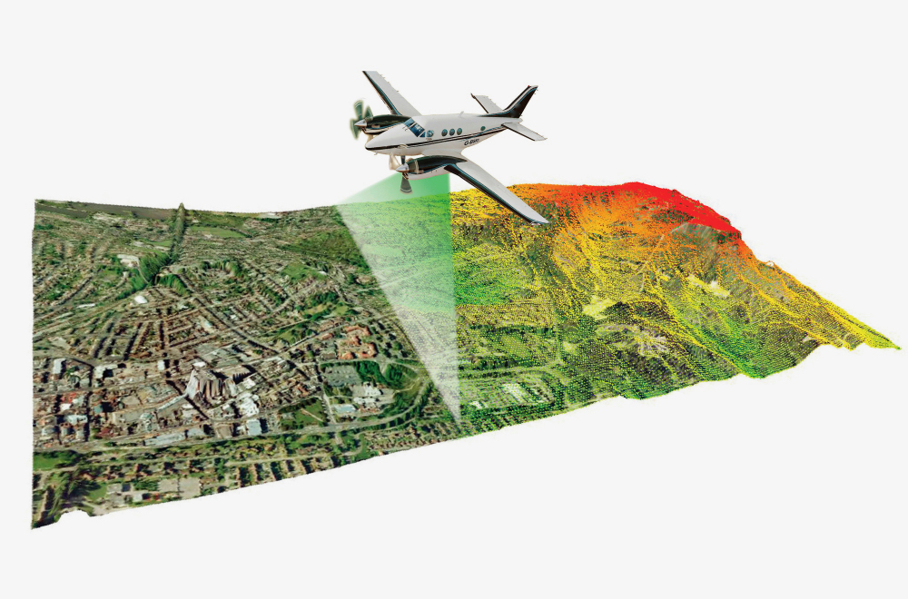 Piloted aircraft using large format image and/or LiDAR sensors allow for high precision mapping over larger areas and on projects with more complex mapping challenges