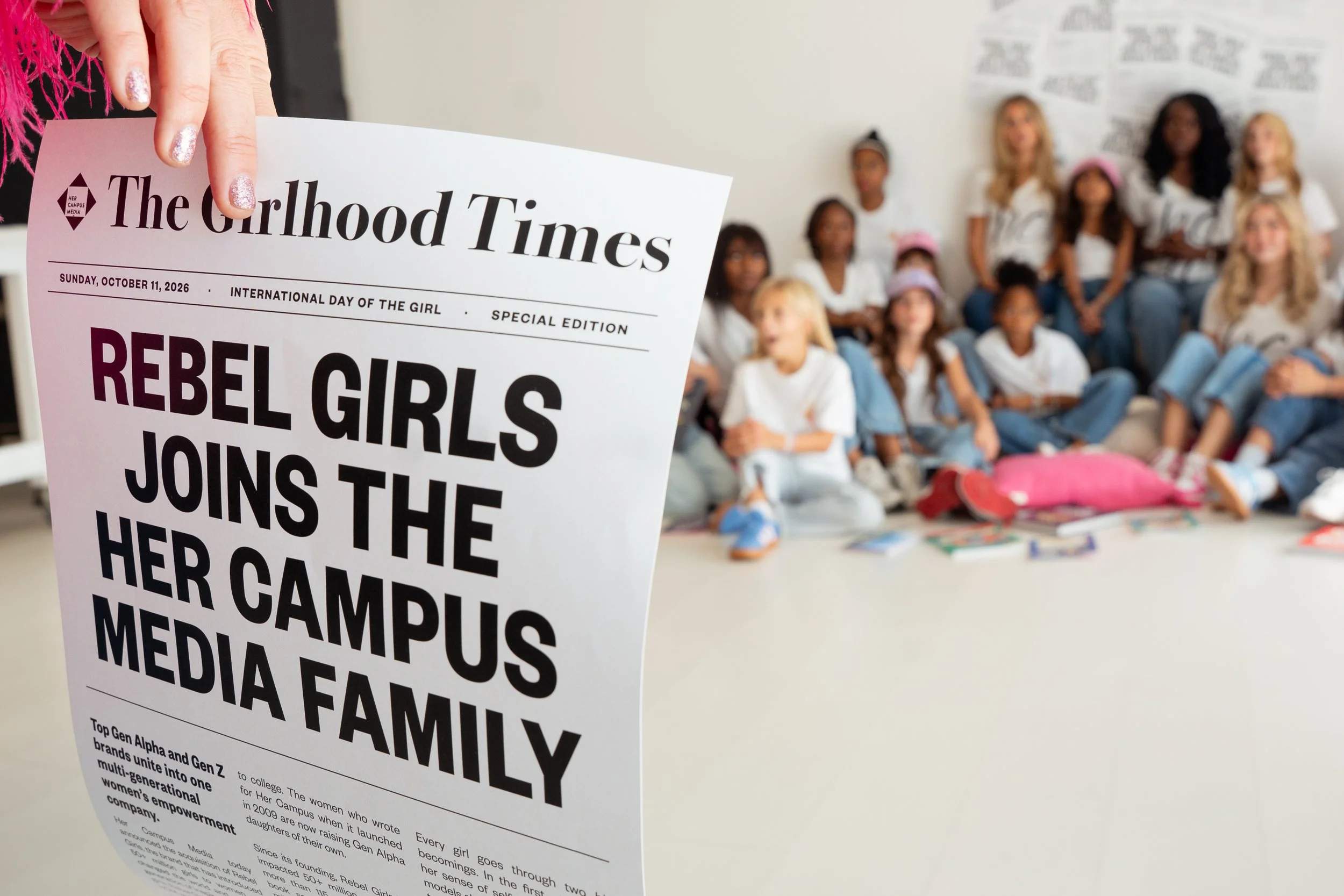 Her Campus Media Acquires Rebel Girls, Uniting Gen Alpha And Gen Z Powerhouse Media Brands Into One Multigenerational Women’s Empowerment Company