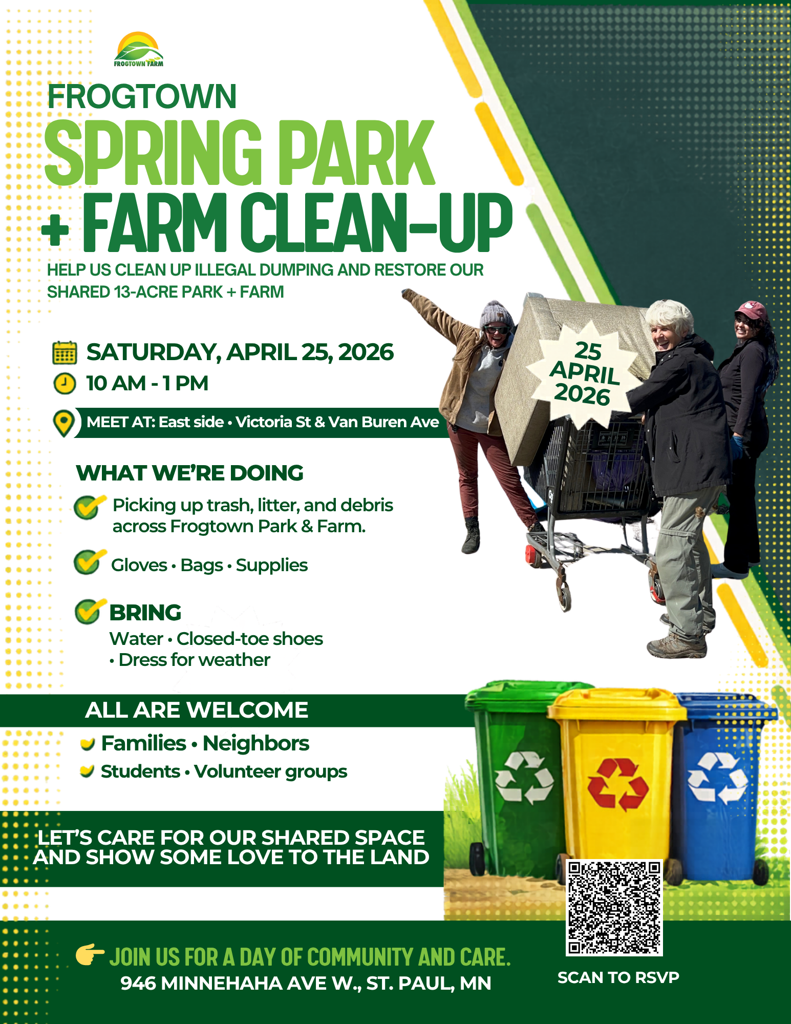 Frogtown Spring Clean-Up — April 25