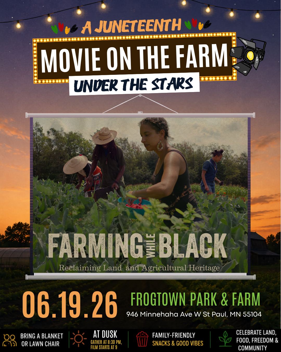 🎥🌿 A Juneteenth Movie on the Farm: Farming While Black 🌿🎥