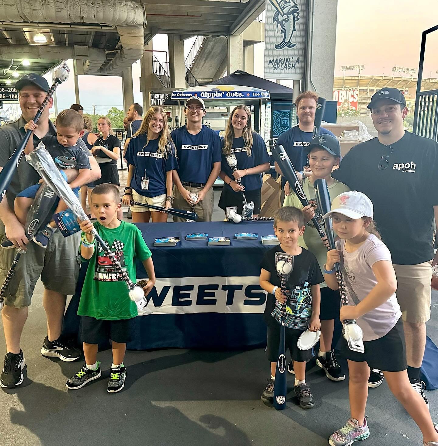 Baseball&rsquo;s back tonight and no one&rsquo;s more excited than our friends at @playsweetspot!  During the first half of the season we sponsored several minor league baseball teams, gifting thousands of families free SweetSpot Red Sox, Yankees and