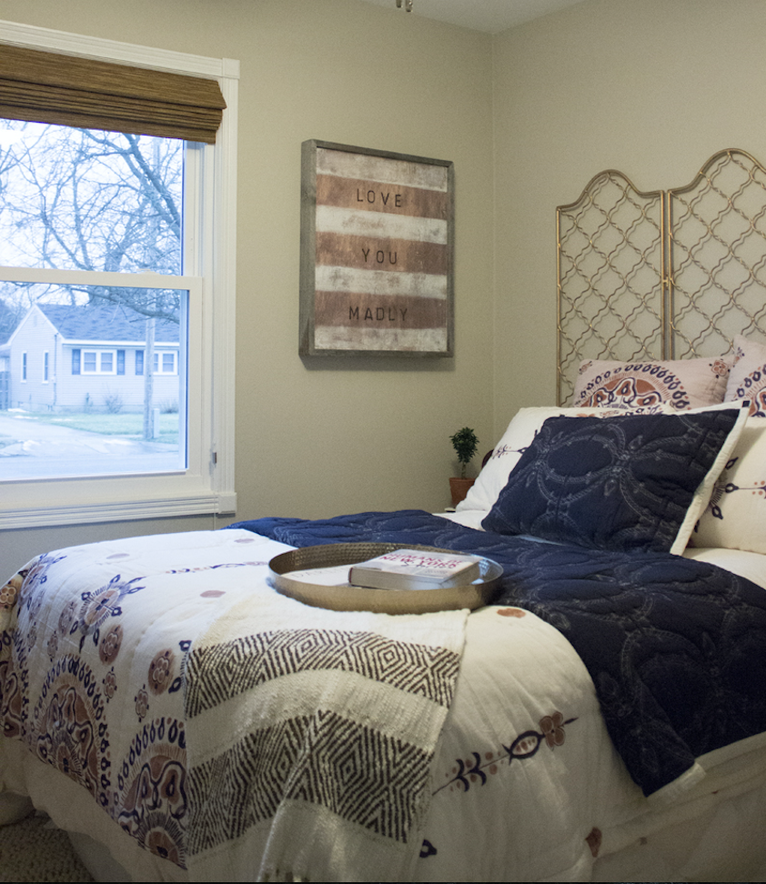 The Love you Madly wall art piece is from Sugarboo Designs