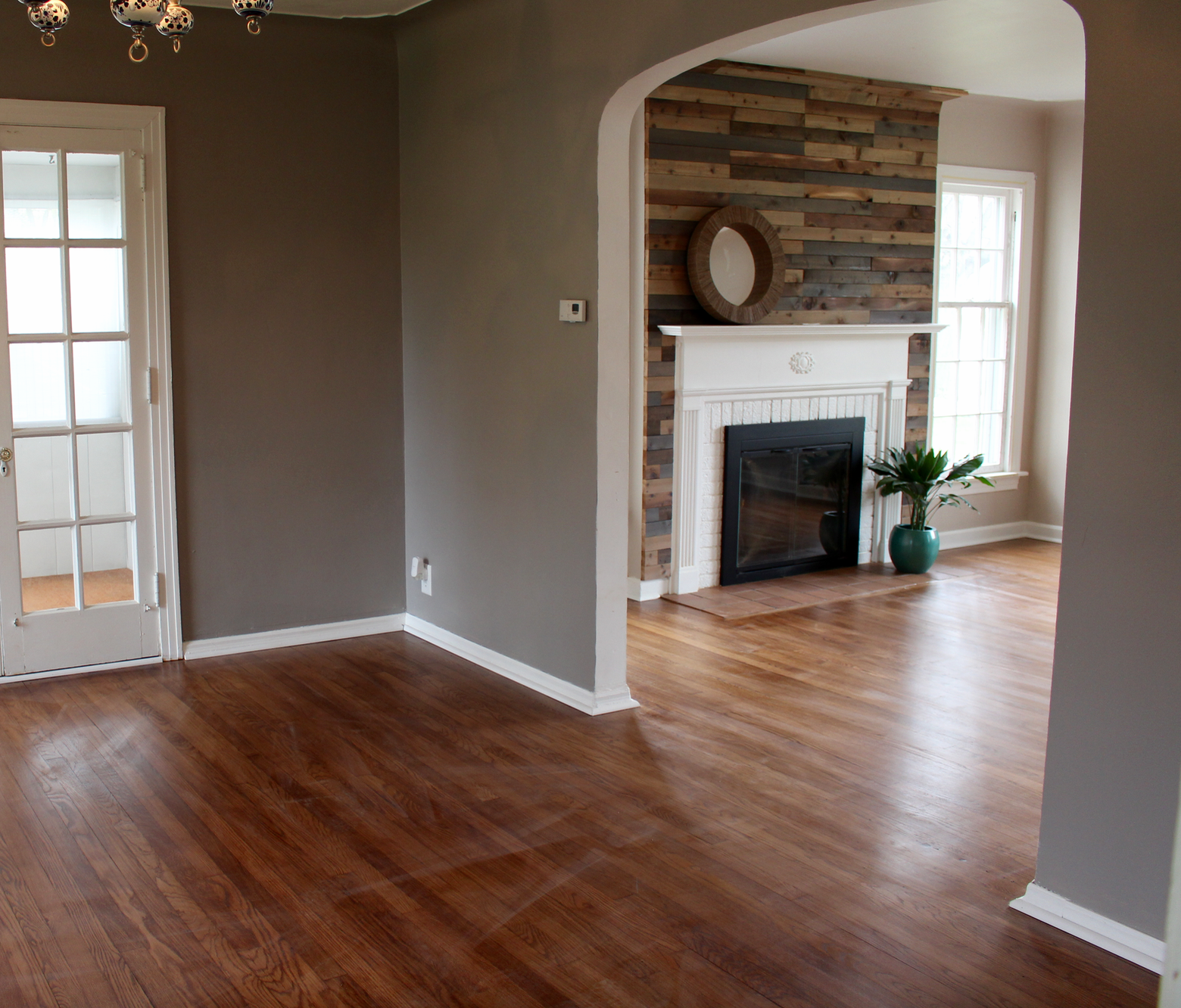 A slightly better photo showing the color. Ignore the floors, I did mop them after I took these shots!