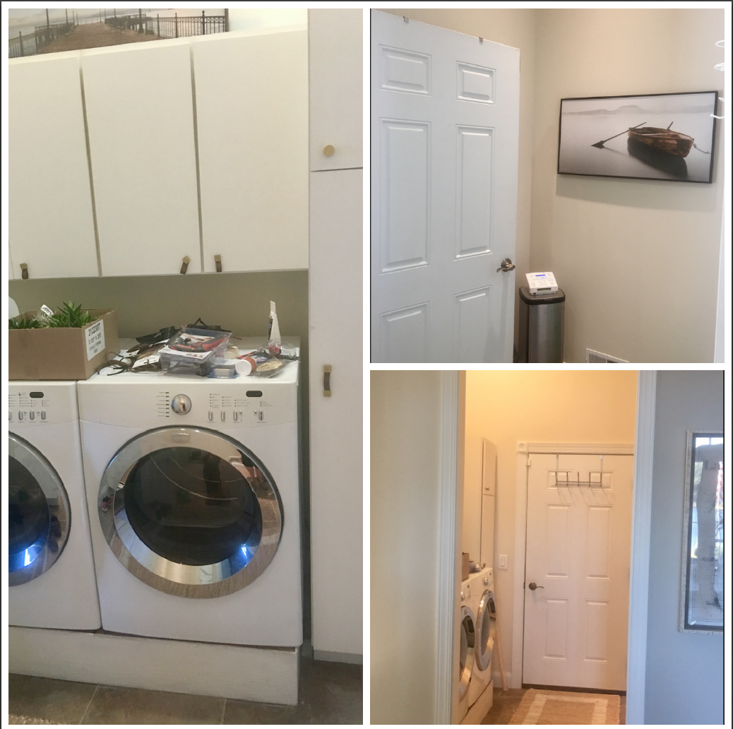 Laundry/Mudroom Before Collage