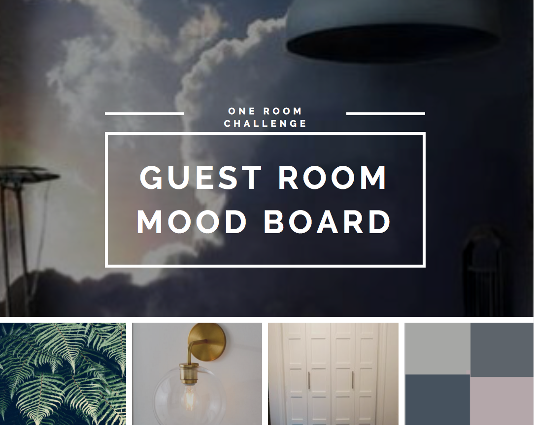 Mood Board for Guest Room at the Lake House