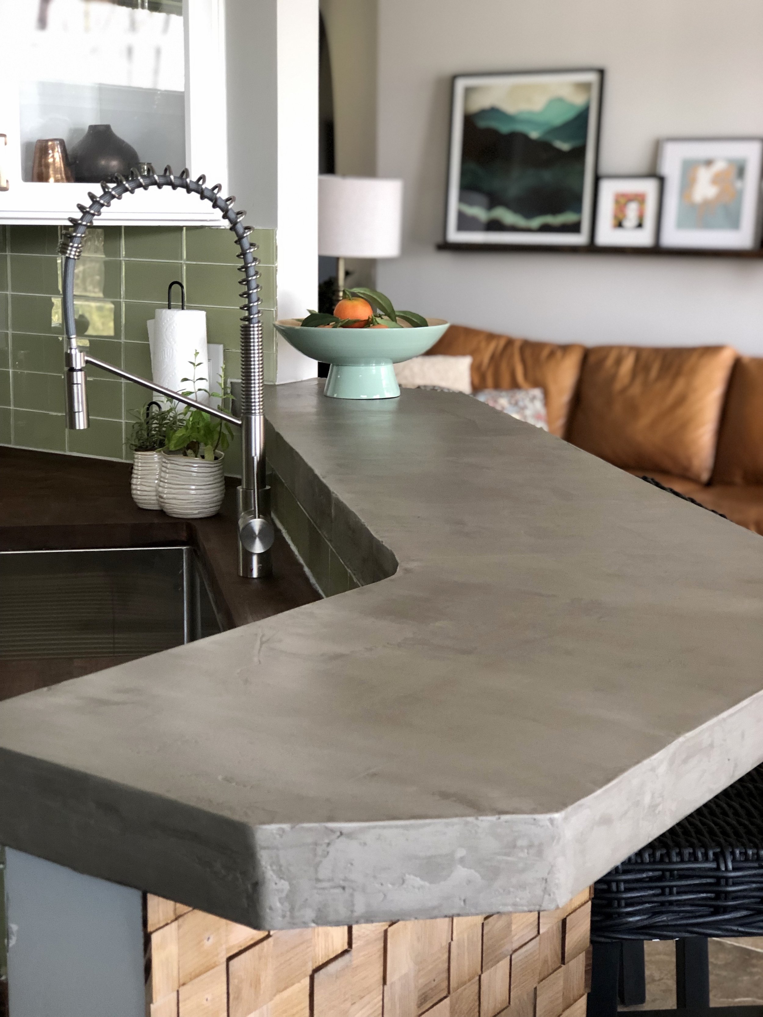 How to DIY a Concrete Bar - In a — a life unfolding