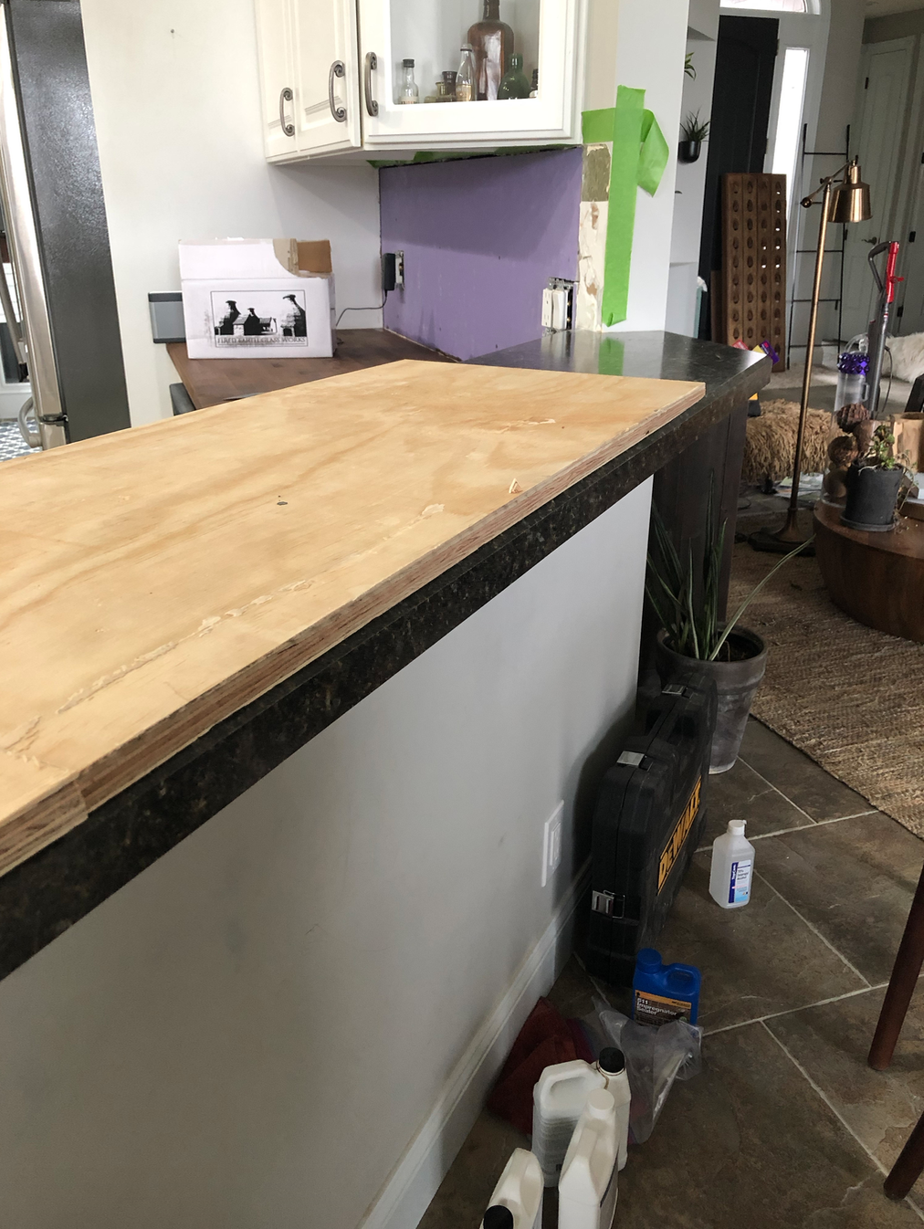 How To Diy A Concrete Bar Top In A Weekend A Life Unfolding