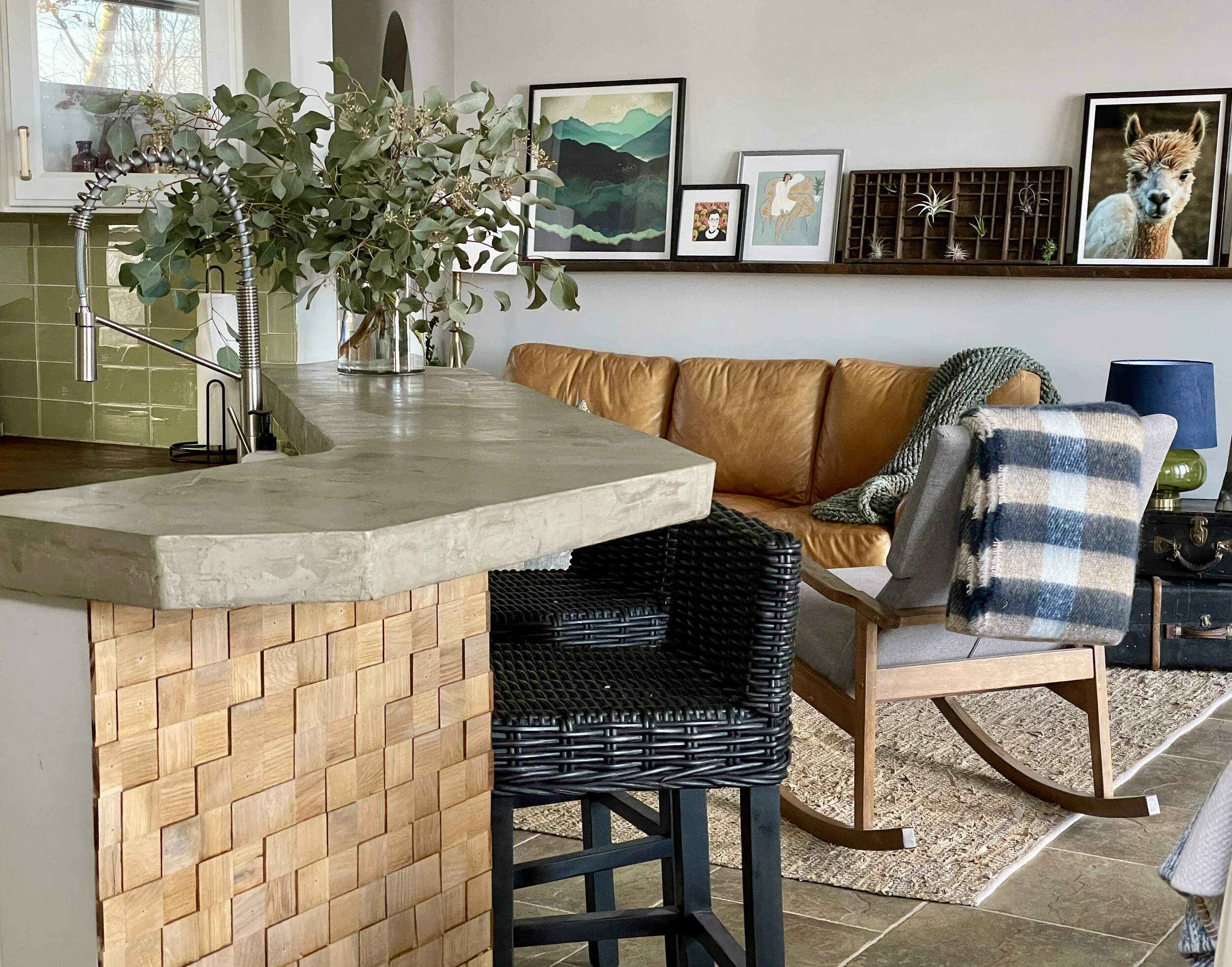 How to DIY a Concrete Bar Top In a weekend! A Life Unfolding