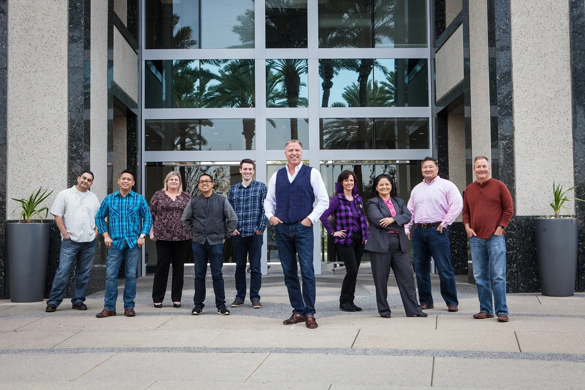 Larry broughton and his team