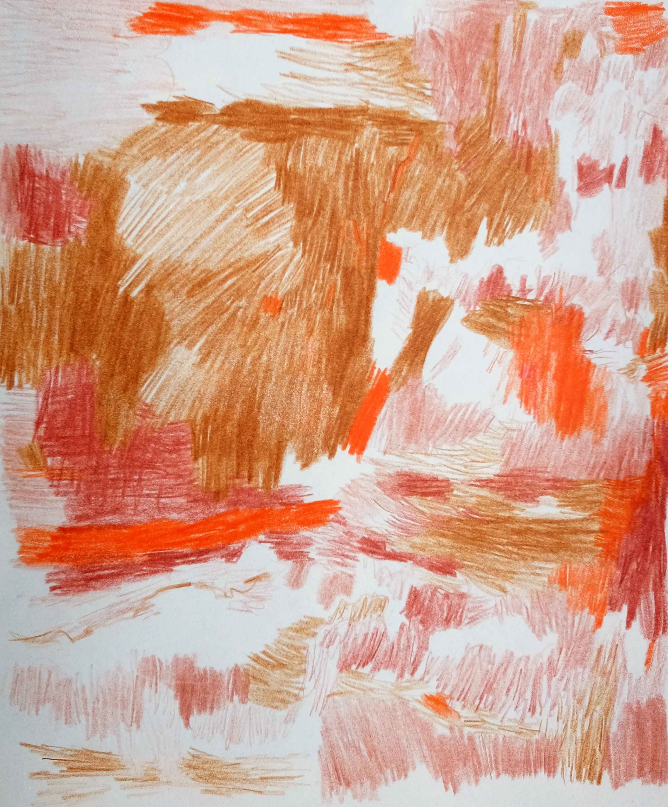 BROKEN LANDS | conte pencil on paper | 7.25” x 10”