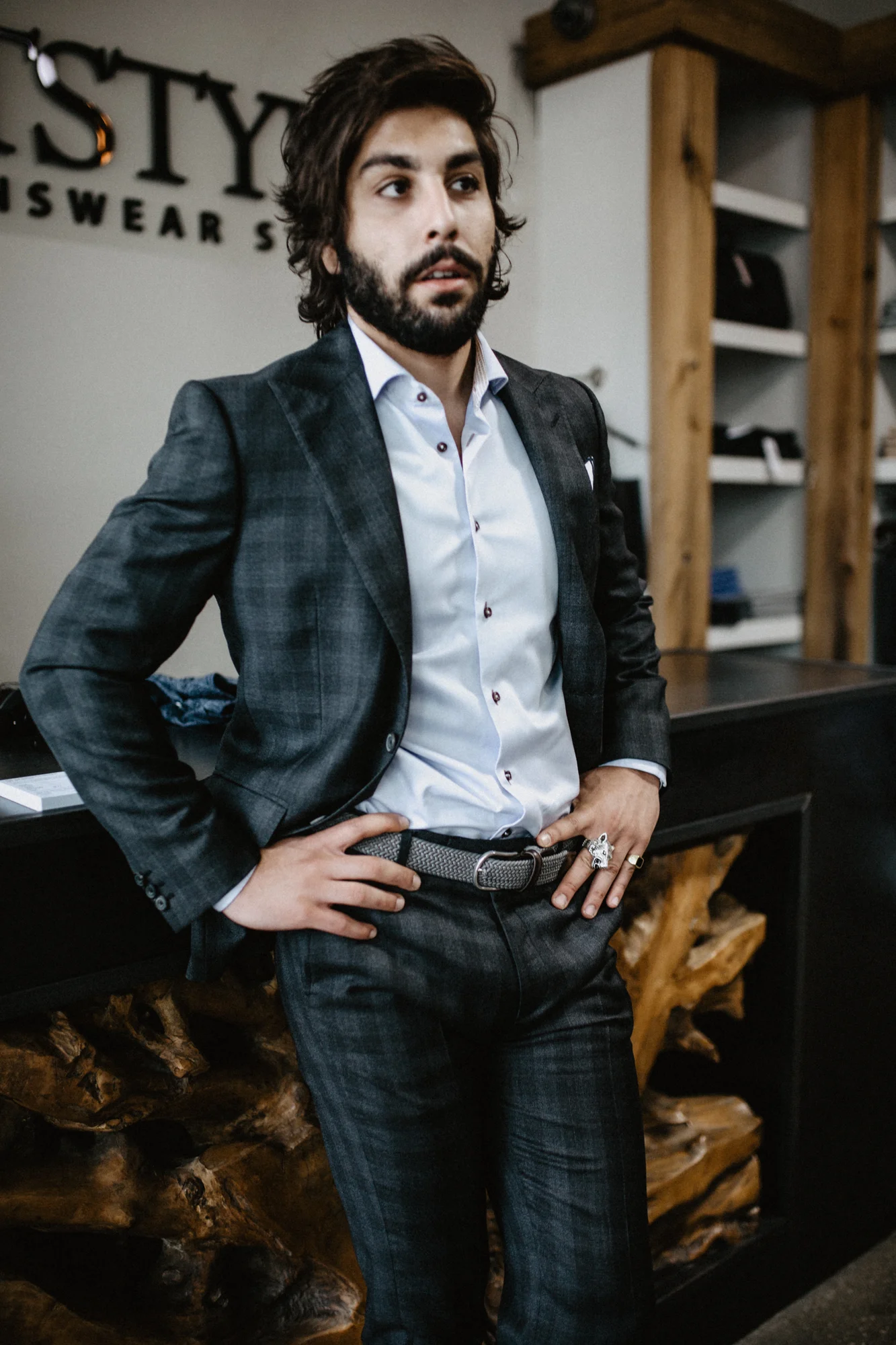 Suit - Hardy Amies ( similar here ) Shirt - Oscar of Sweden ( similar here ) Shoes - GOTSTYLE Belt - Anderson's ( similar here ) Pocket Square - Seaward & Stearn