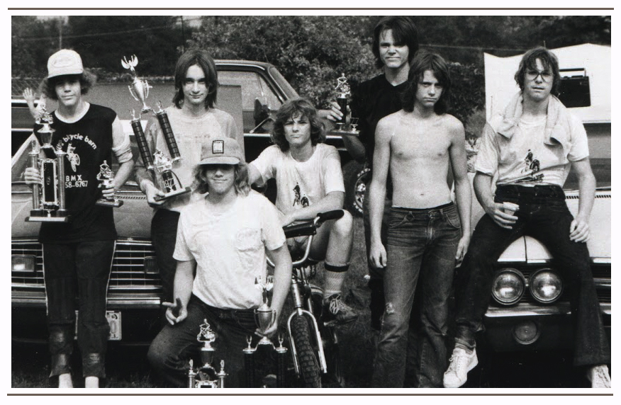 The boys from Nebraska during the 1976 BMX Summer Tour