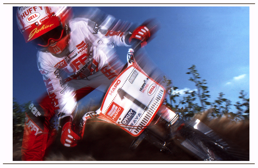 Brad shot this photo of Mike King in Colorado during a photo shoot to promote Huffy BMX.