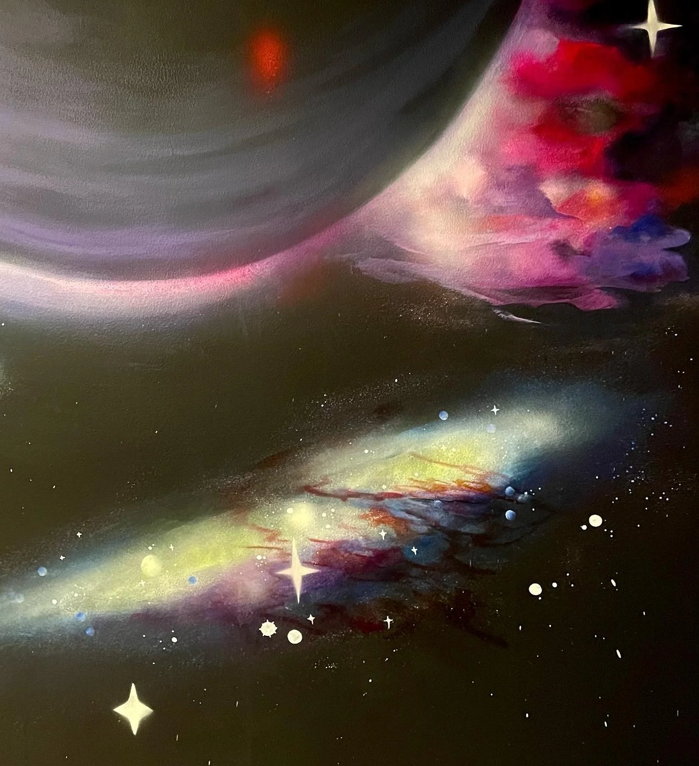 Crop of Space mural, Highnote offices, SF (with Gracie Turner Design) (Copy)