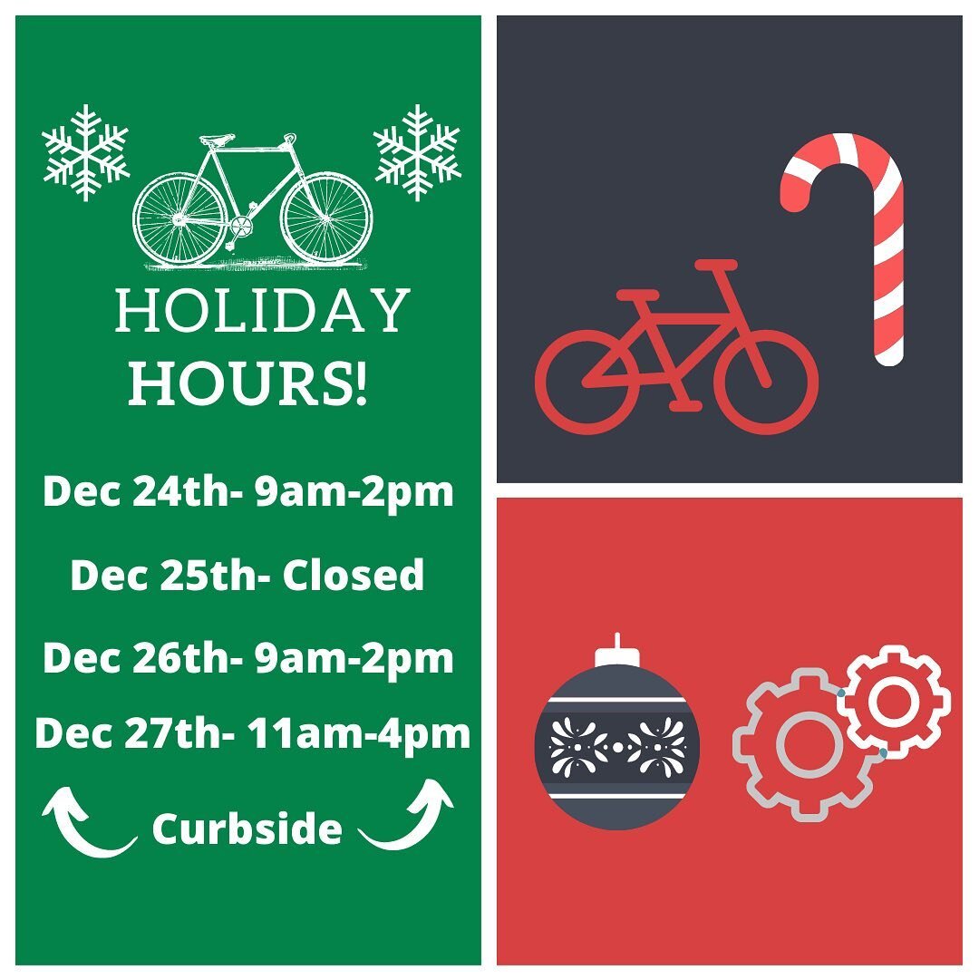 Happy Holidays from everyone here at Sessions! 
We will be open on Boxing Day the 26th for curb side service!