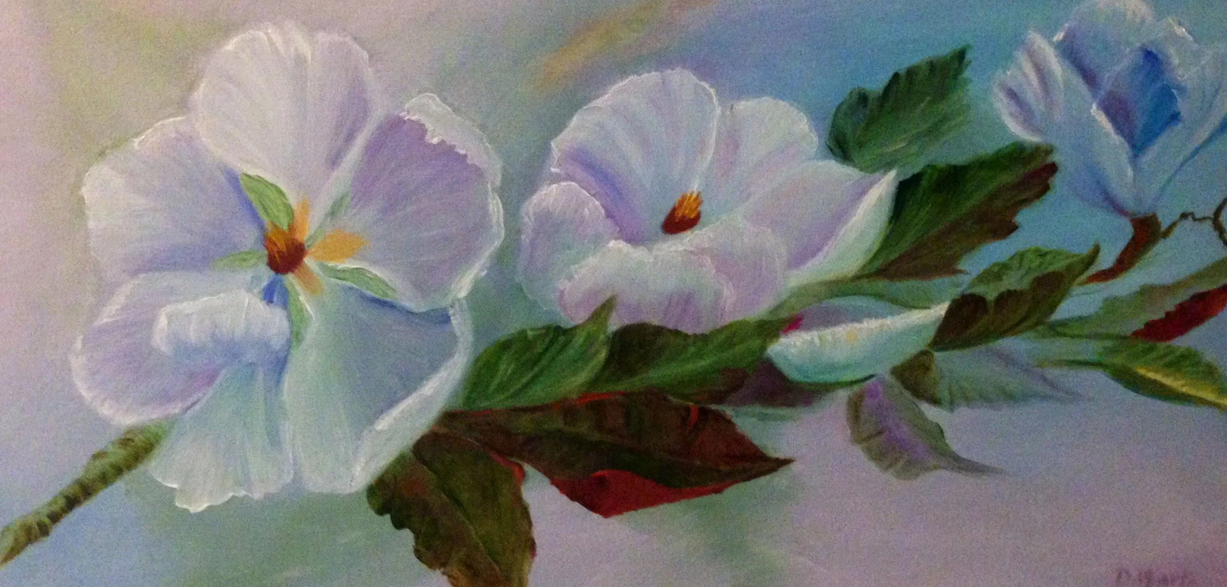 Oil Painting Magnificent Magnolias jpg.jpg
