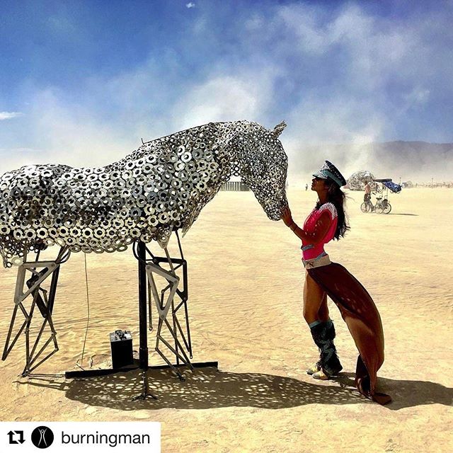 Thanks @burningman  for sharing the pony love!❤️❤️ #automataequis #equiscollective