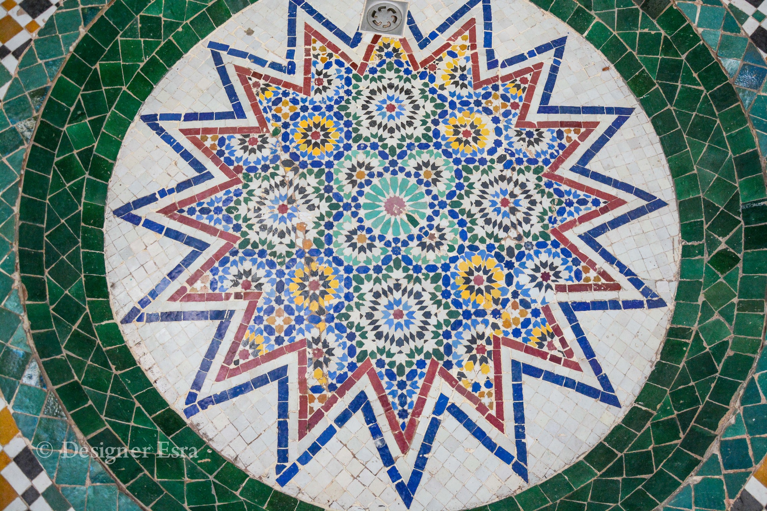 Islamic Geometric pattern on the floor