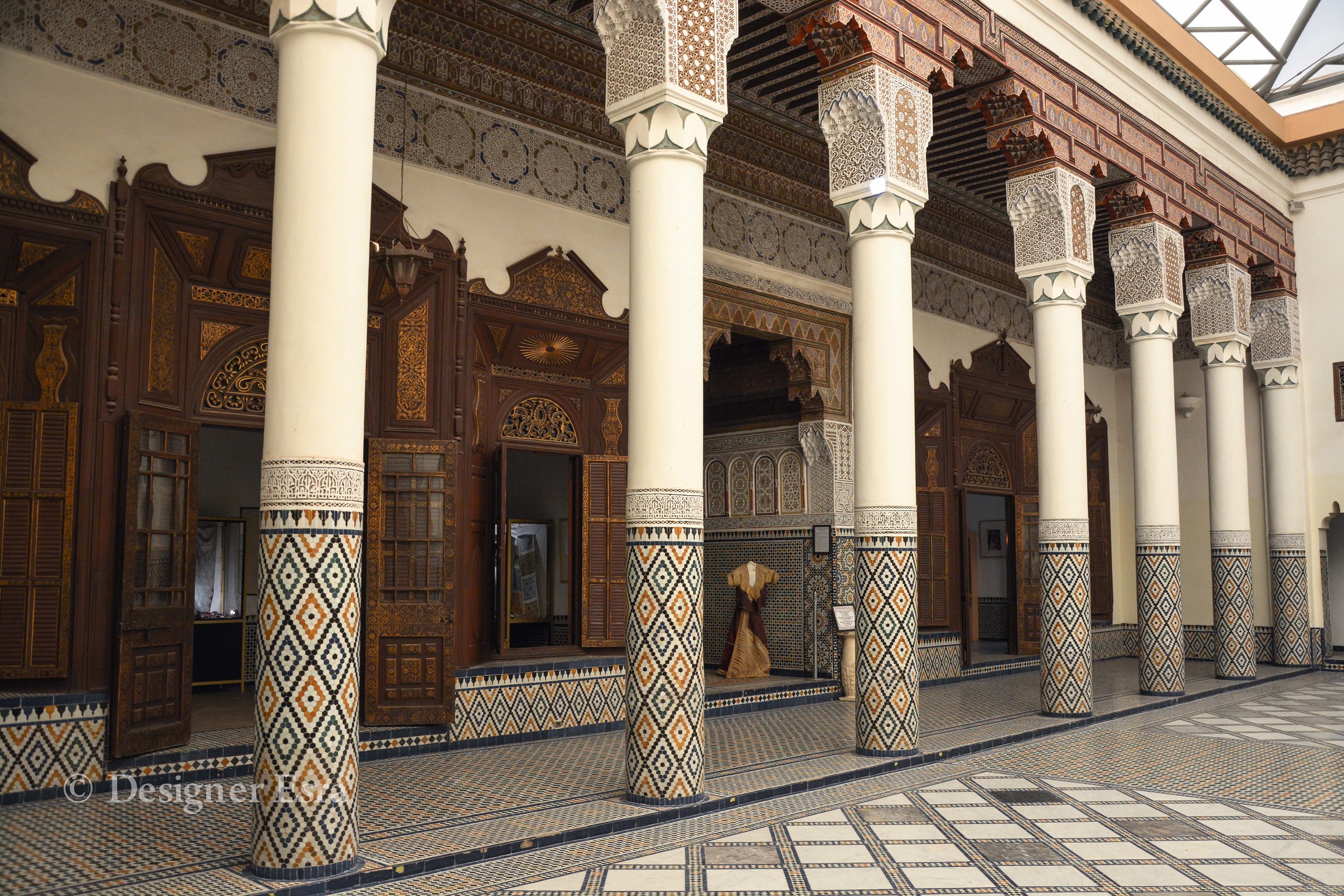 Islamic Patterned Columns 