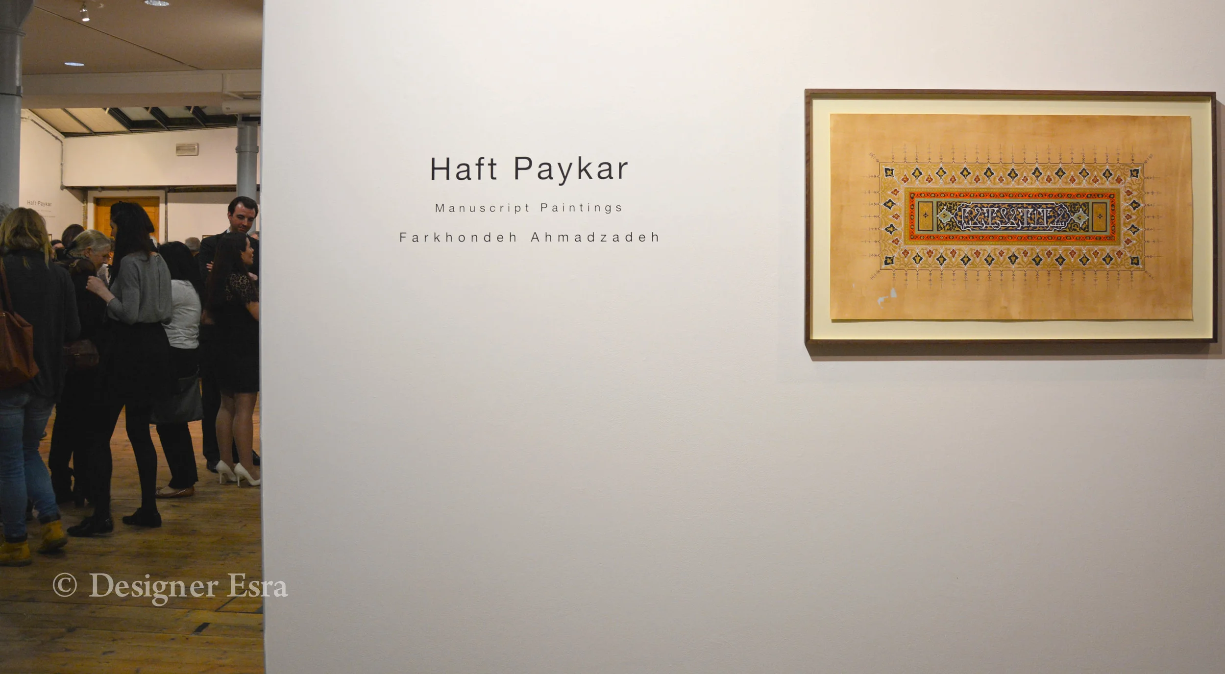 Haft Paykar Exhibition by Farkhondeh Ahamadzadeh