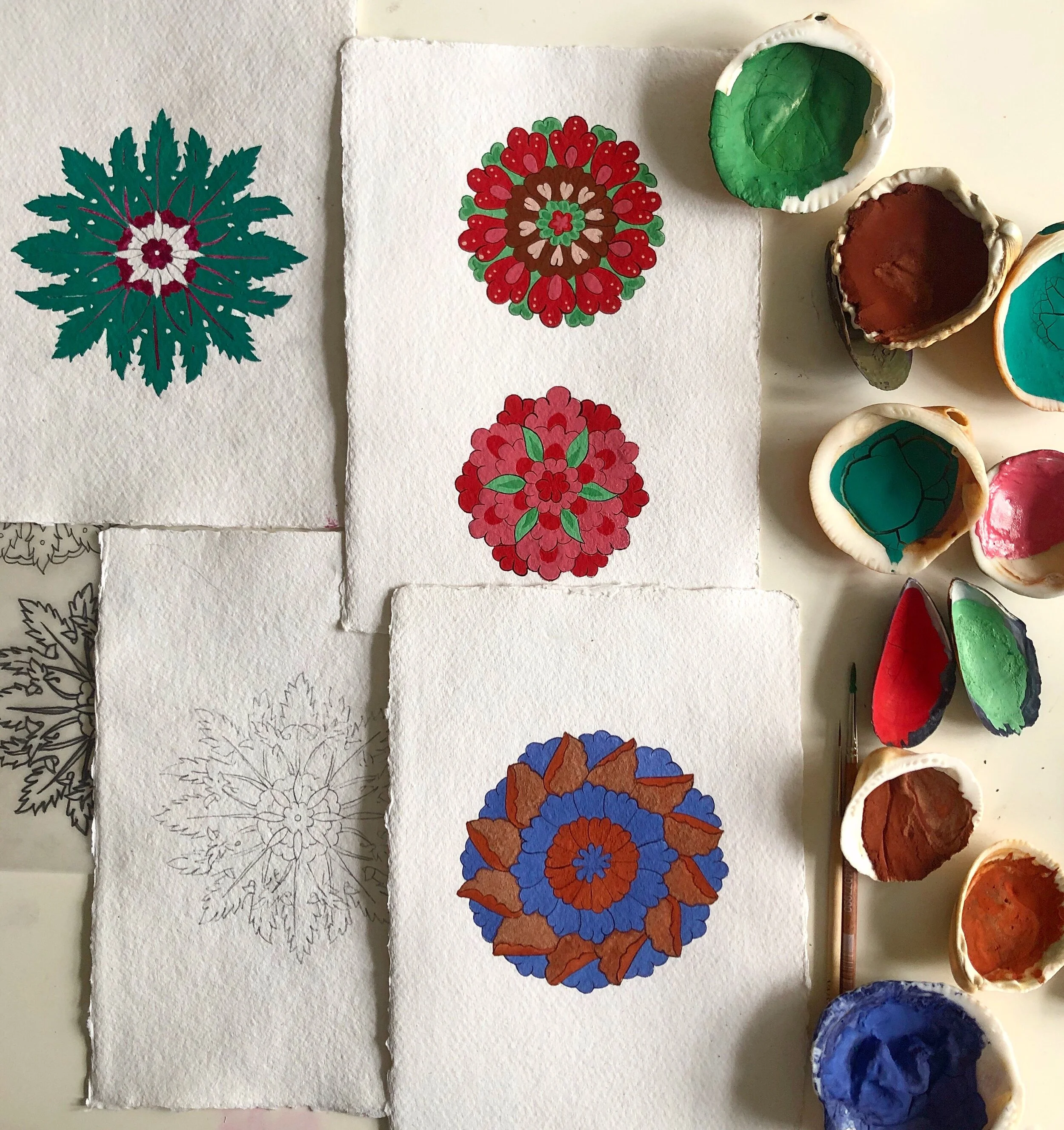 Turkish Ottoman Floral Motifs 