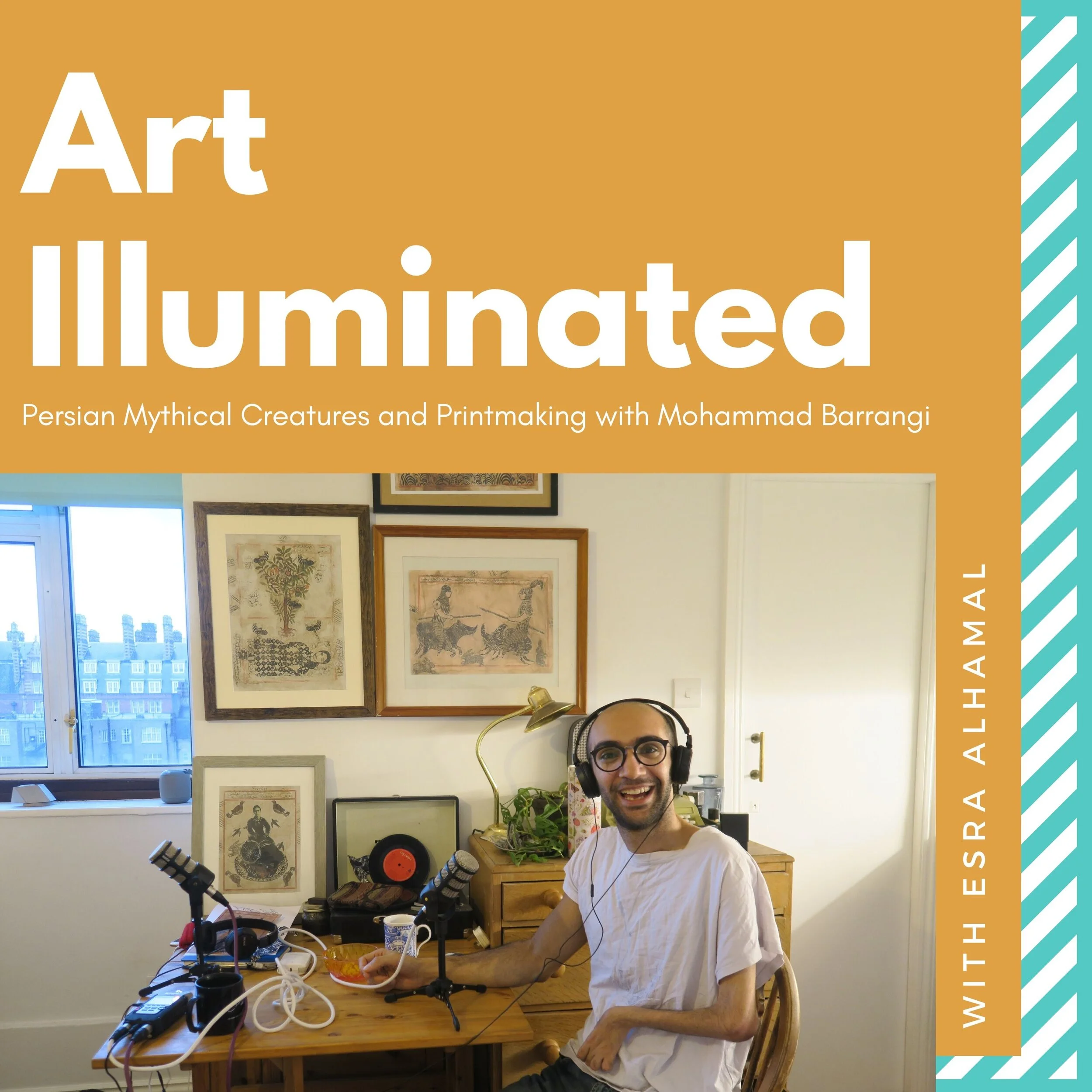 Persian Mythical Creatures and Printmaking with Mohammad Barrangi