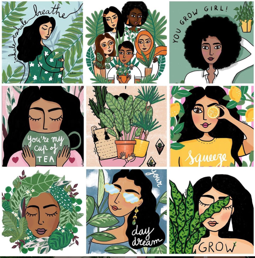 Digital Illustrations and Women Charities with Sakina Saidi — Art of ...