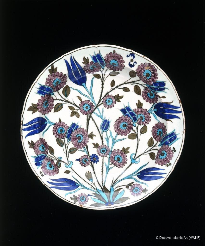 16th Cent Glazed Plate