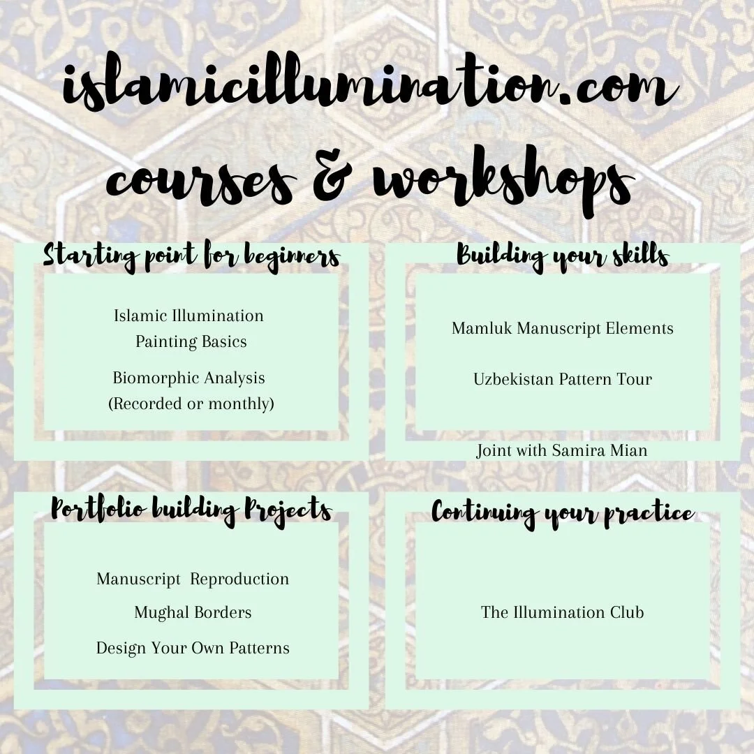 Which course or workshop should I do to learn Islamic art and patterns?