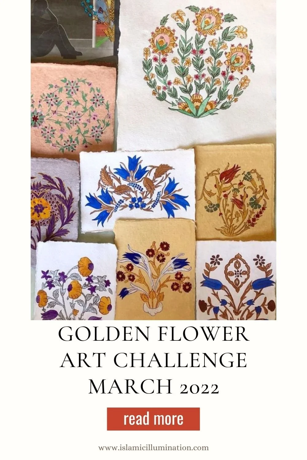 Golden Flower Art Challenge March 2022