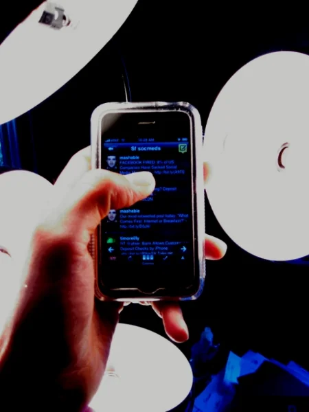 C'mon. You're at a club. Put down your phone 