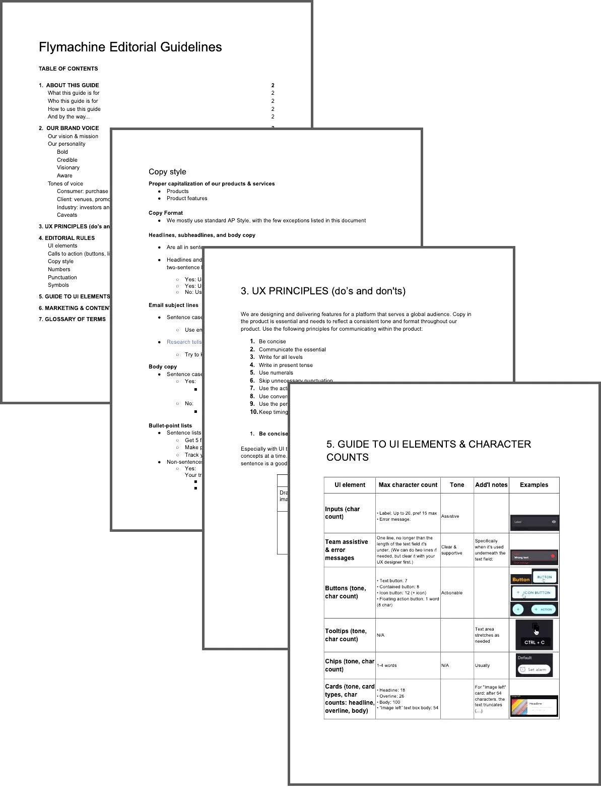 Flymachine Editorial Guidelines