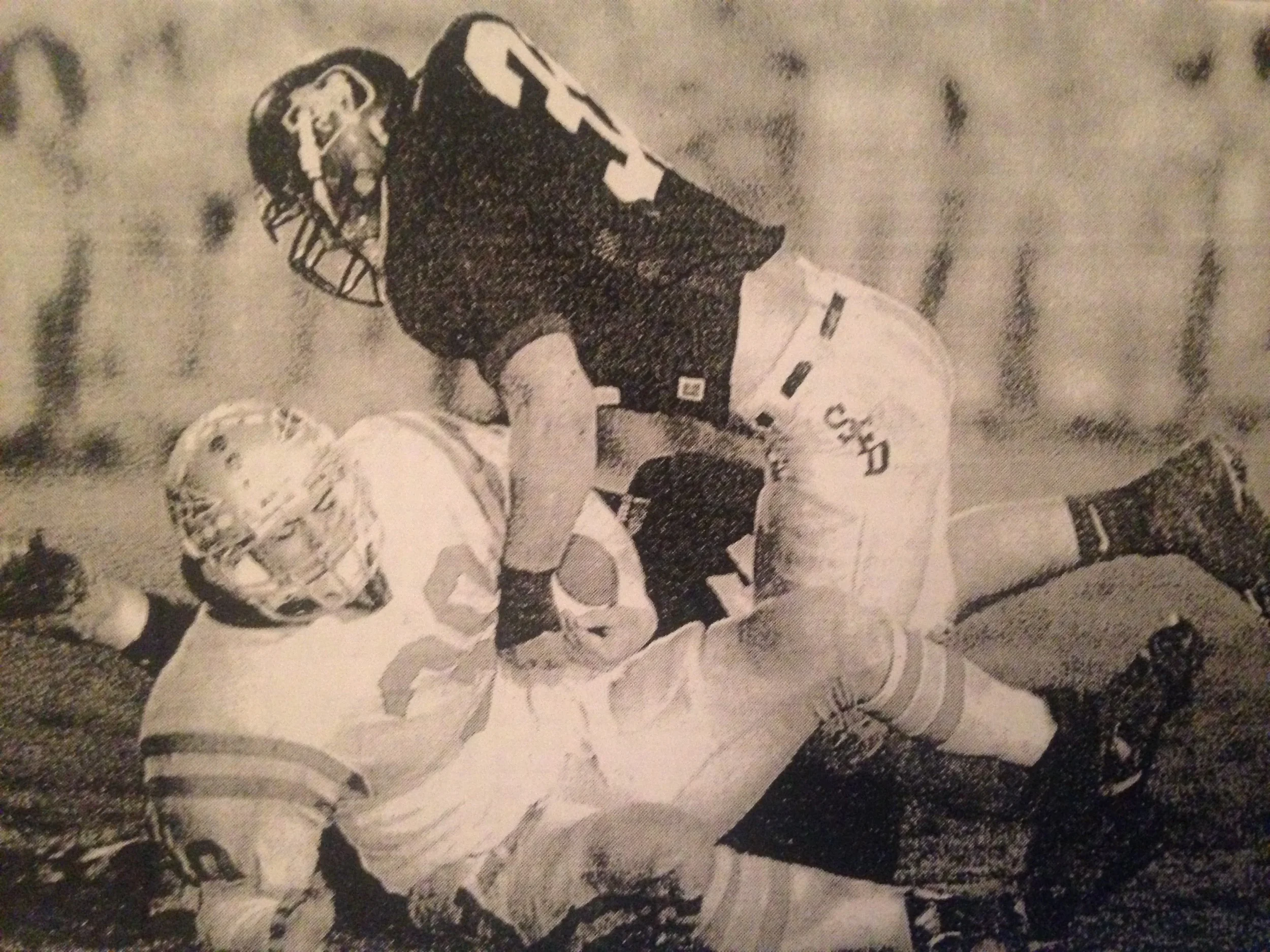 Tom Weilbacher (31) helped lead the defense against Bellevue and also recorded two receiving touchdowns