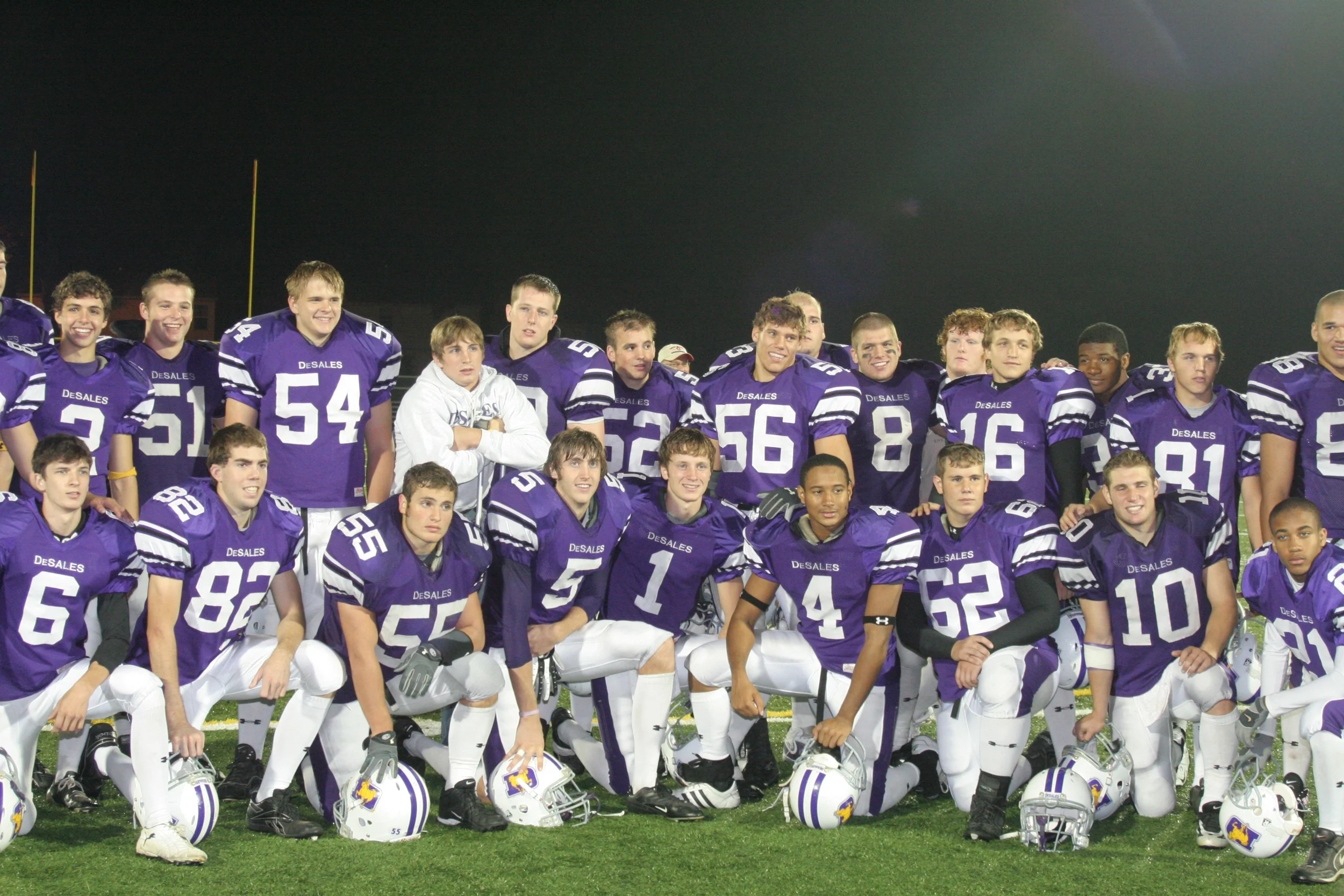 Some of the Class of 2006 Football Stallions