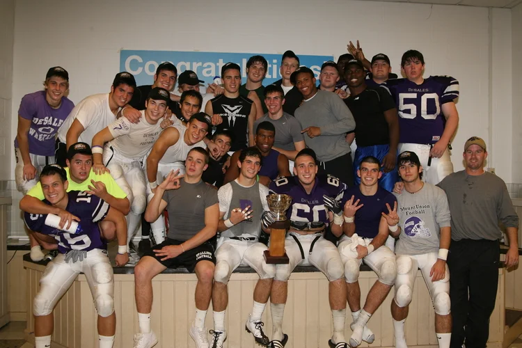 Winner's Cup Celebration after beating Watterson (photo credit - Barb Dougherty)