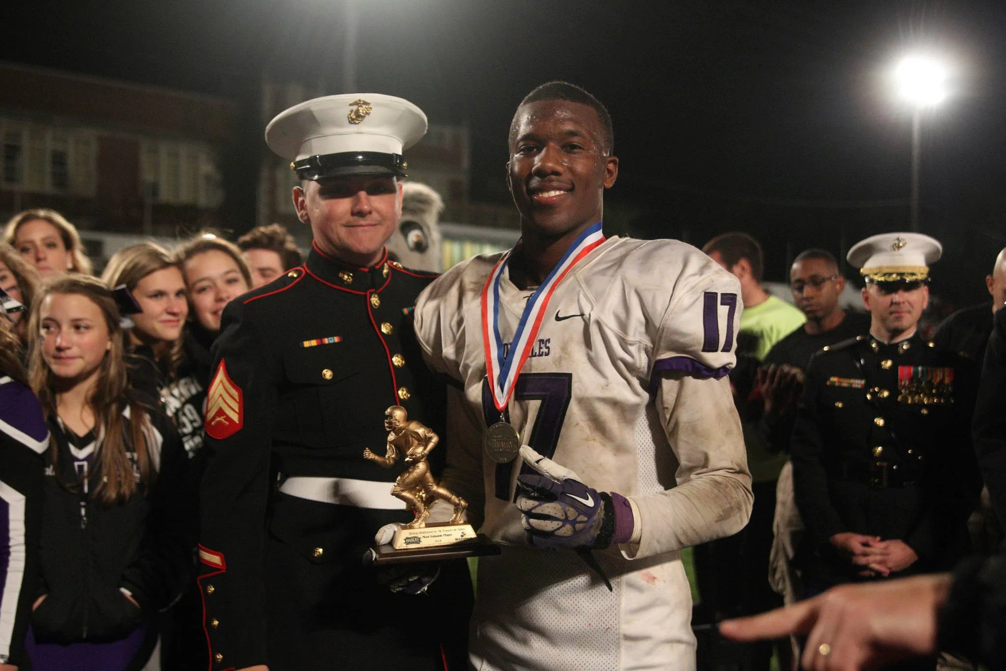 SFD junior Austin Andrews received MVP honors after his 165-yard performance