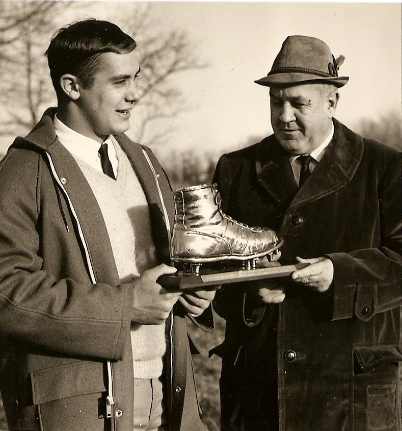 Carl with Coach Forest "Treeze" Sharrock
