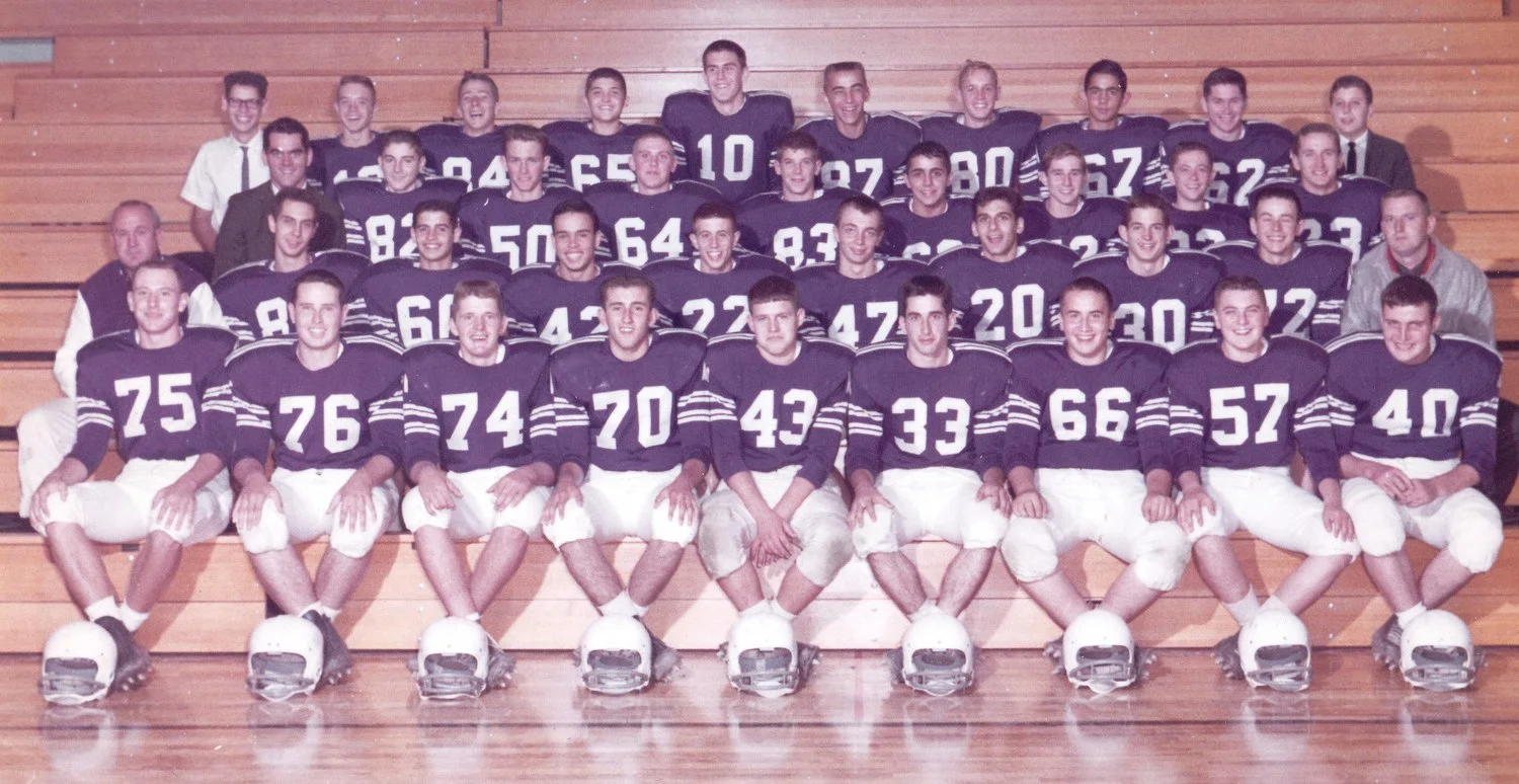 St. Francis DeSales' first Varsity Football Team (1962)