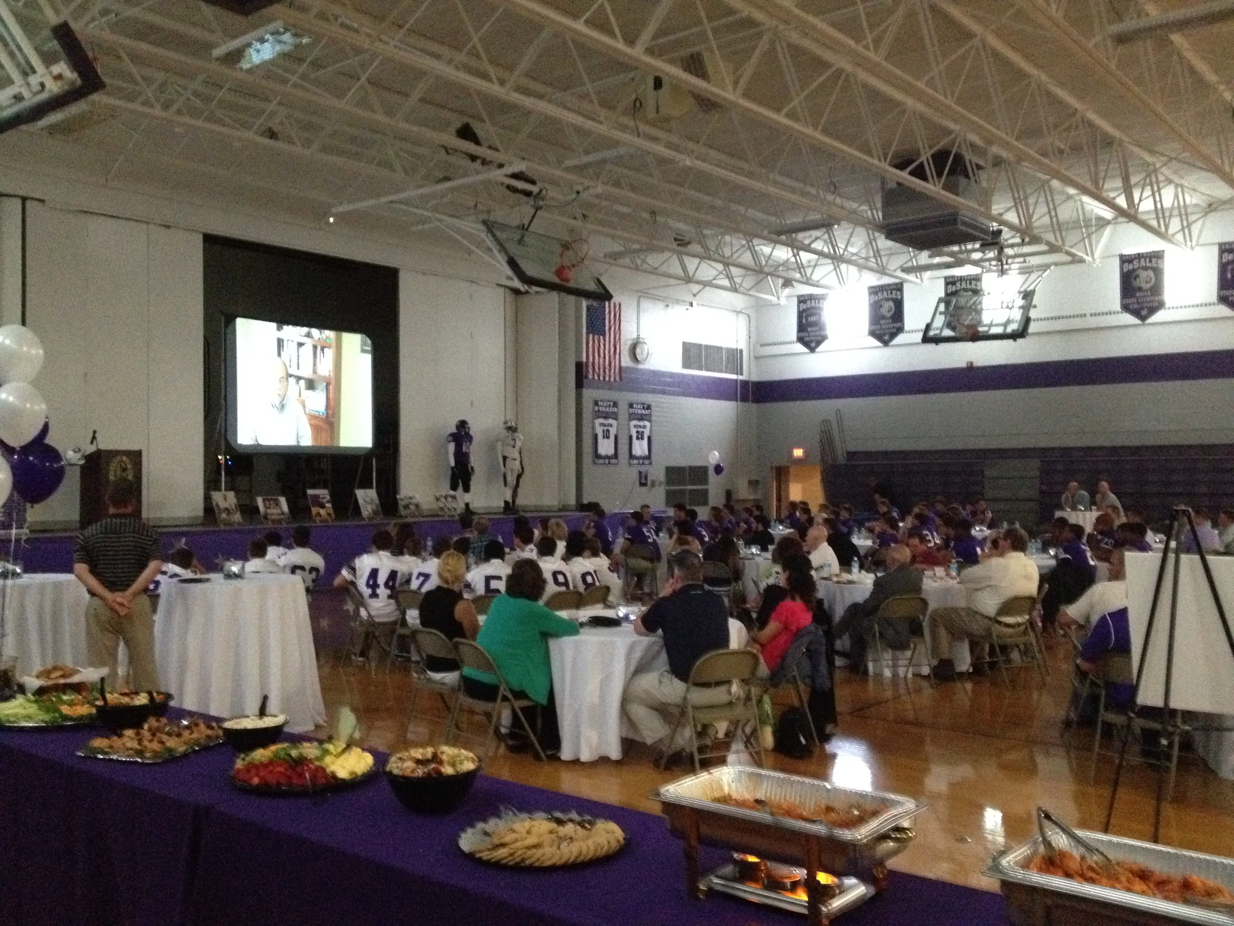 Watching the 2014 Night of Tradition tribute video