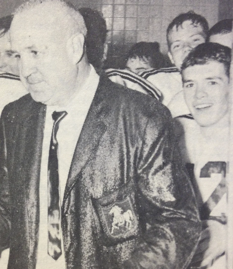Coach Sharrock and Ken Schneider 