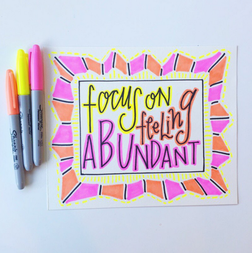 daily lettering prompts — Made Vibrant — Made Vibrant
