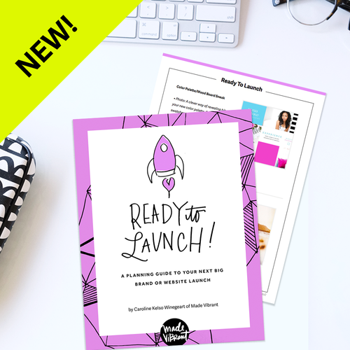 Ready To Launch E-Guide: A free guide for marketing ideas, a launch checklist and a Google Spreadsheet to help you plan your launch. 